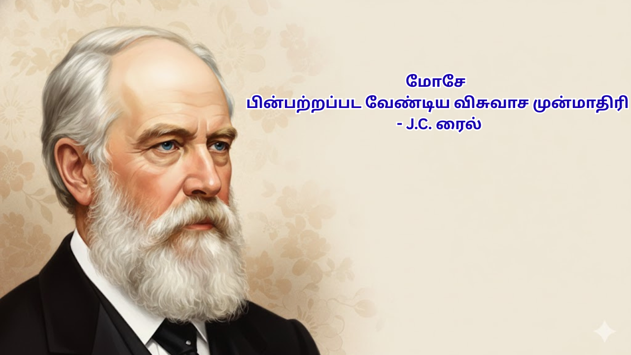 மோசே – ஒரு விசுவாச முன்மாதிரி – J.C. ரைல்